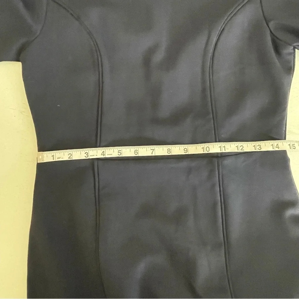Brooks Brothers Navy Stretch Ponte Short Sleeve Sheath Dress - Picture 15 of 16